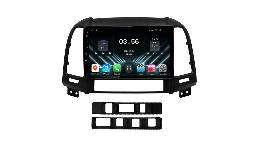 Штатная магнитола FarCar для Hyundai Santa (DX008M)