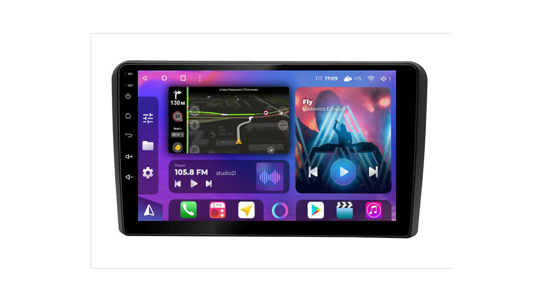 Штатная магнитола FarCar s400 для Audi A4  (HL050M)